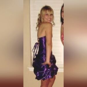 JESSICA MCCLINTOCK BEJEWELED PURPLE Prom Dress Size 1